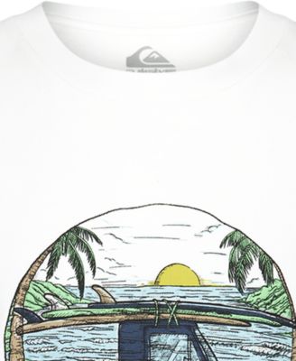 Boys' 8-20 Truck Printed Crewneck T-Shirt