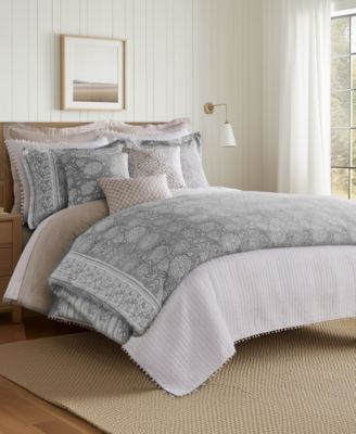 Home Adare Reversible 3-Pc. Comforter Set, Full/Queen