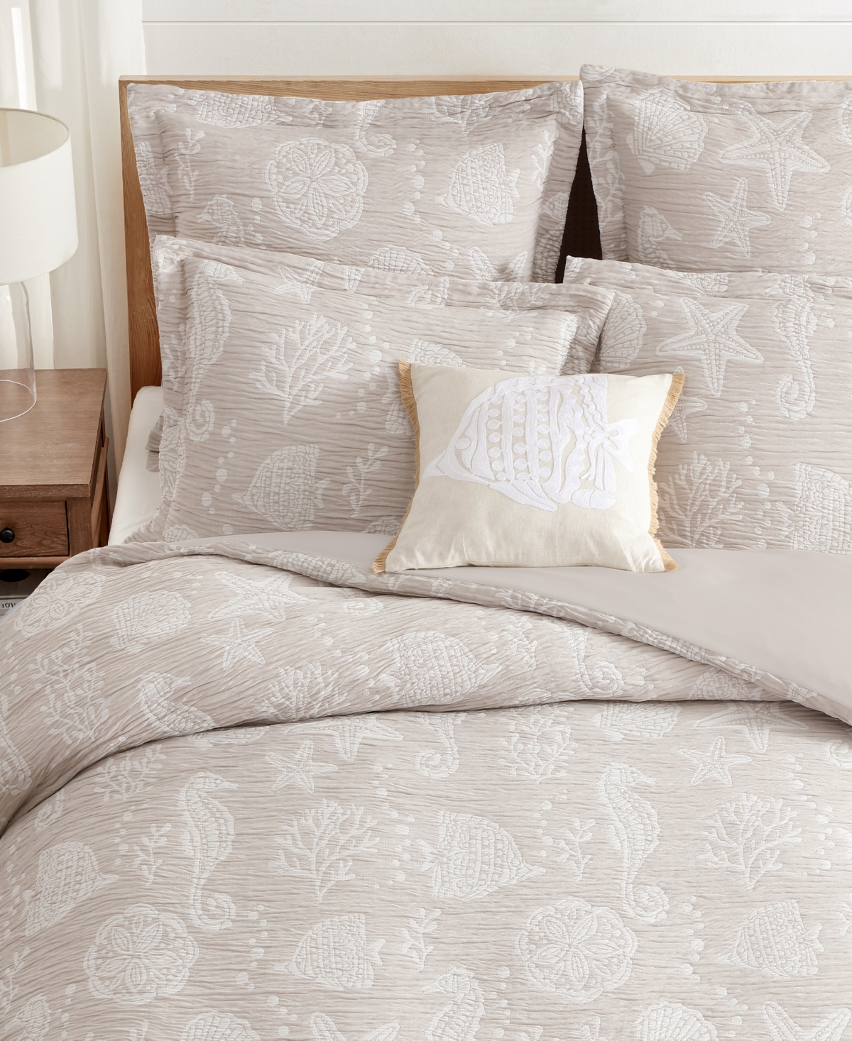 Levtex Seaside Charm Textured 2-Pc. Comforter Set, Twin/Twin Xl