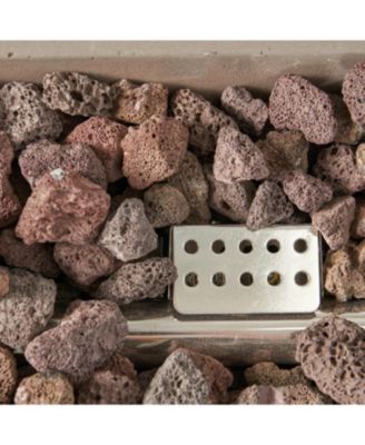 Modern Concrete Fire Pit with 40K BTU for Indoor Warmth and Style