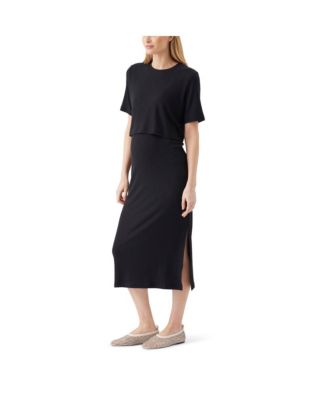 Women's Maternity Ivy Rib Nursing Dress