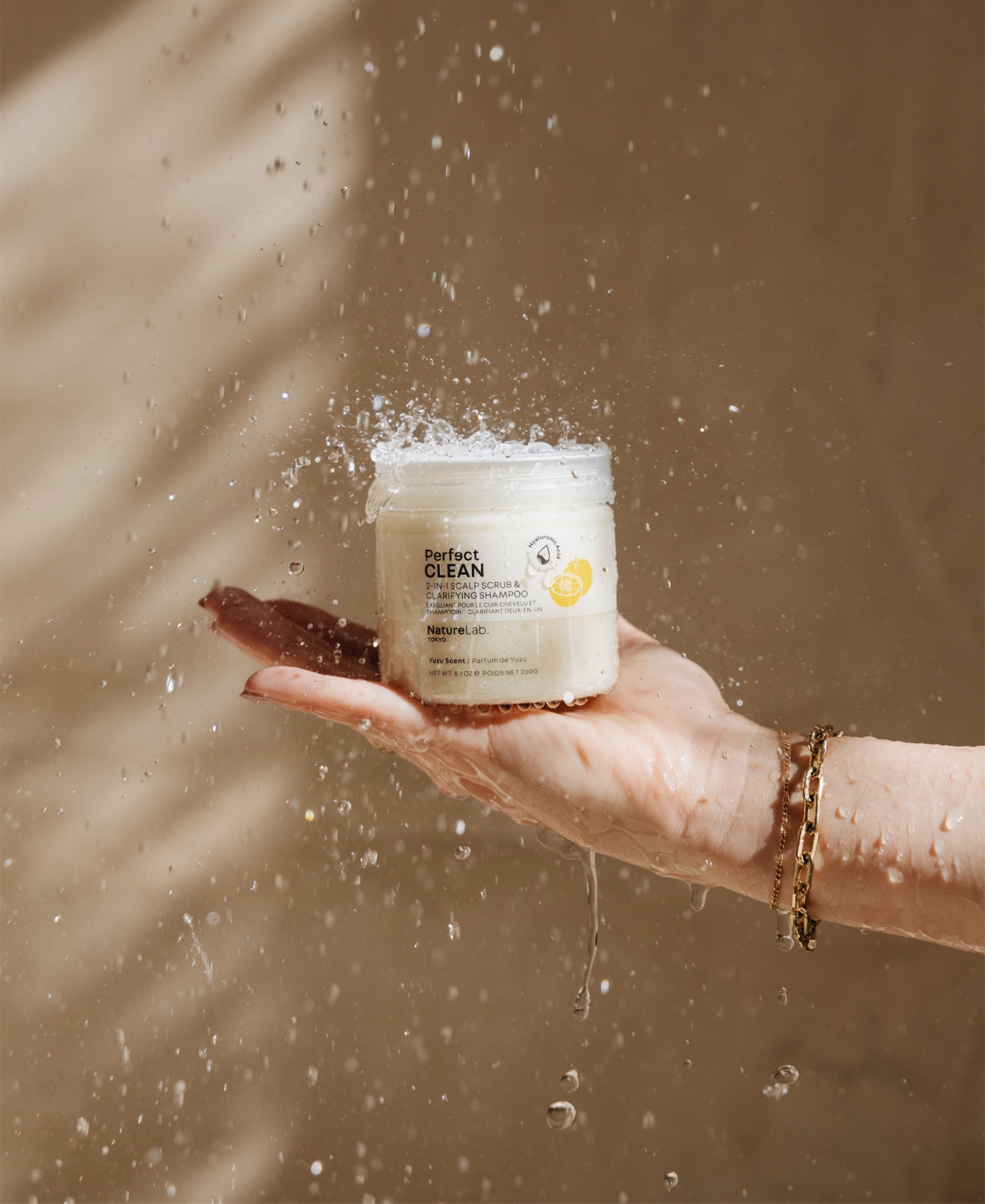 NatureLab Tokyo Perfect Clean Japanese Yuzu 2-in-1 Scalp Scrub and Clarifying Shampoo, 8.1 oz.