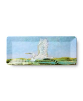 Coastal Birds Melamine 3-Pc. Hostess Set