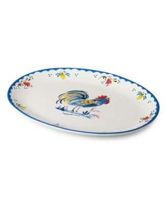 French Rooster Oval Platter