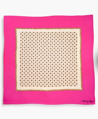 Women's Printed Satin Square Scarf, Macy's Exclusive- Molly Rogers Capsule Collection