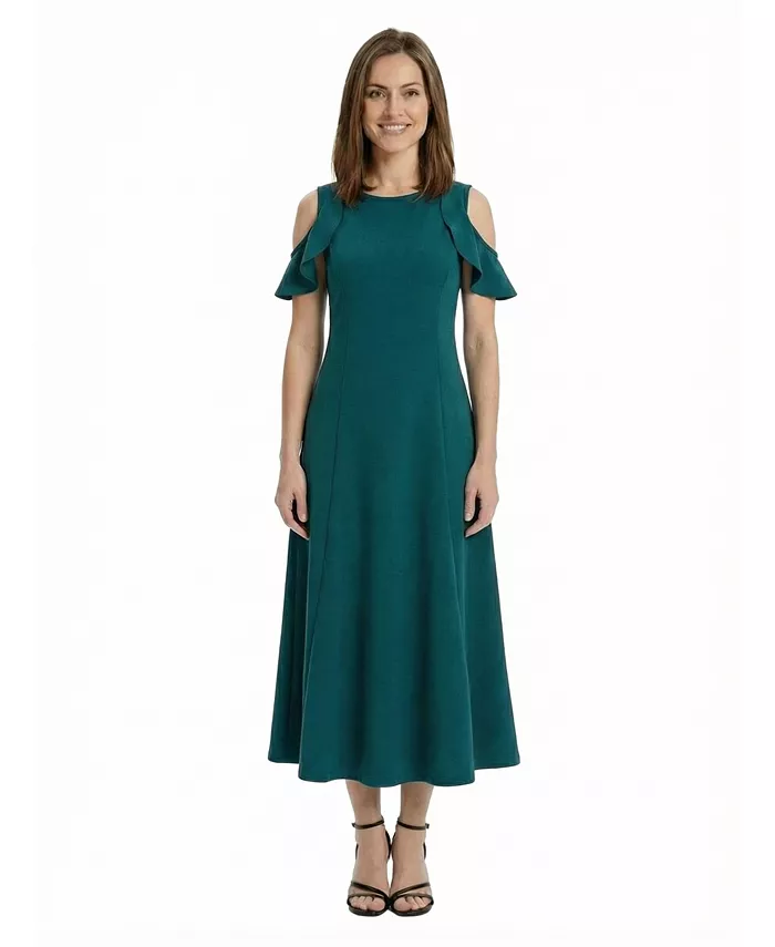 Petite Ruffle-Sleeve Maxi Dress - thumbnail 5