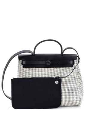 31 Herbag Zip Criss Viking Toile and Leather