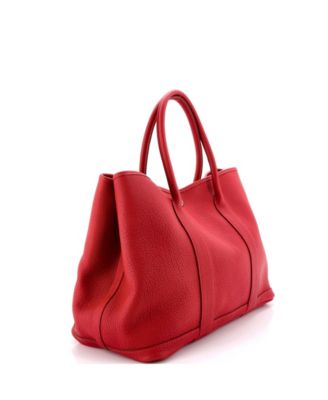 36 Garden Party Tote Leather