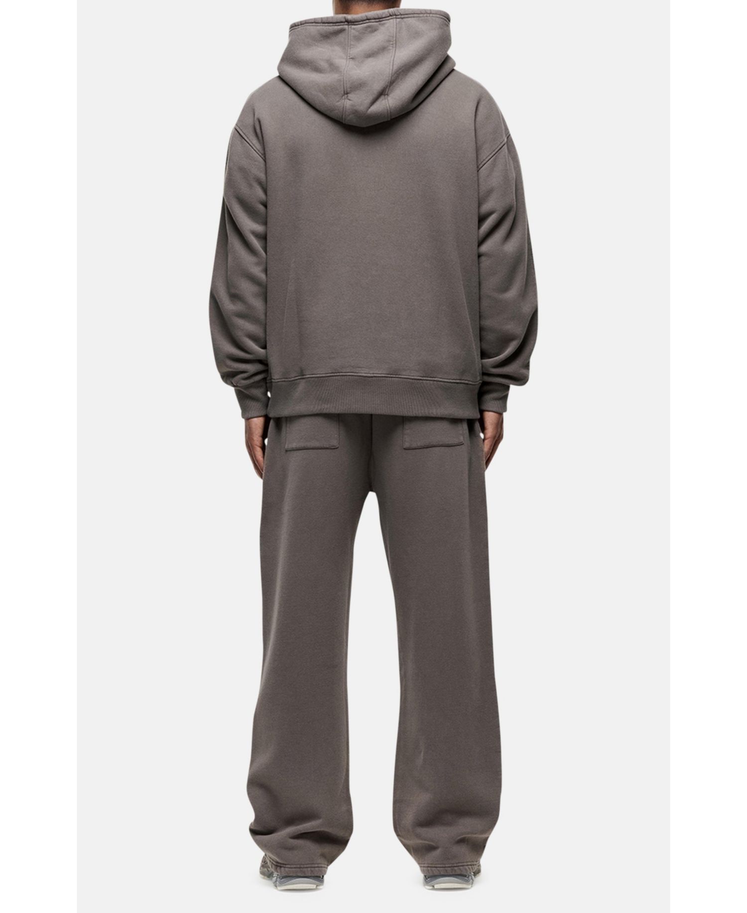 Men's Vintage Washed Taupe Oversized Hoodie