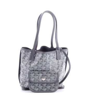 Mini Anjou Reversible Tote Coated Canvas