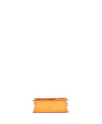 Le Bambino Top Handle Flap Bag Leather