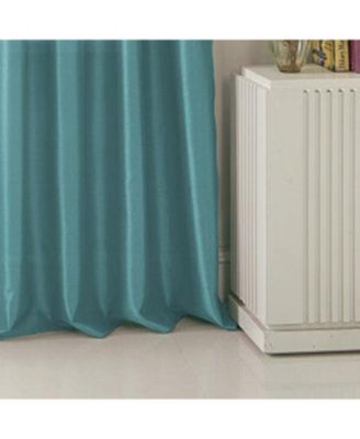 100% Polyester 82 GSM Faux Silk Nikki Rod Pocket Curtain Panel