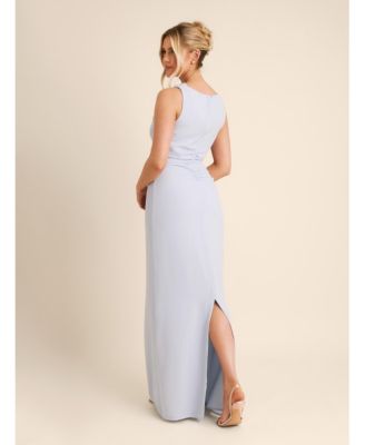 Women's Twist Asym Chiffon Bridesmaid Dress