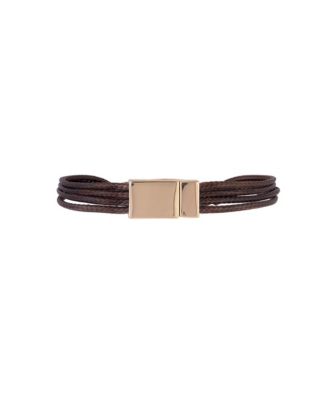 Brown Suede Magnetic Clasp Bracelet