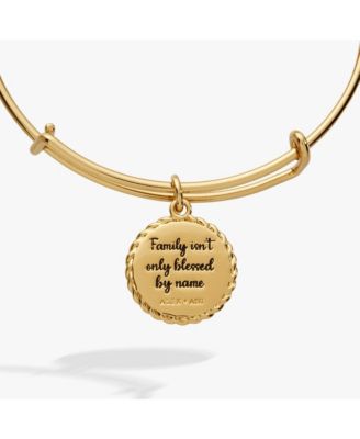 Bonus Mom 'Family Isn't Only Blessed By Name' Charm Bangle