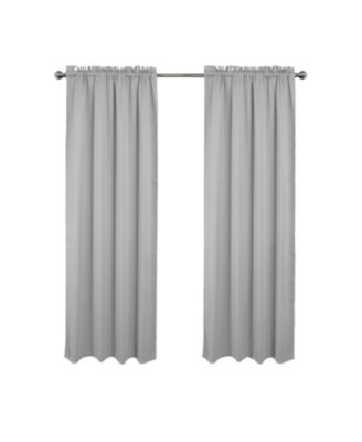 100% Polyester Twilight Blackout Rod Pocket Curtain Panel