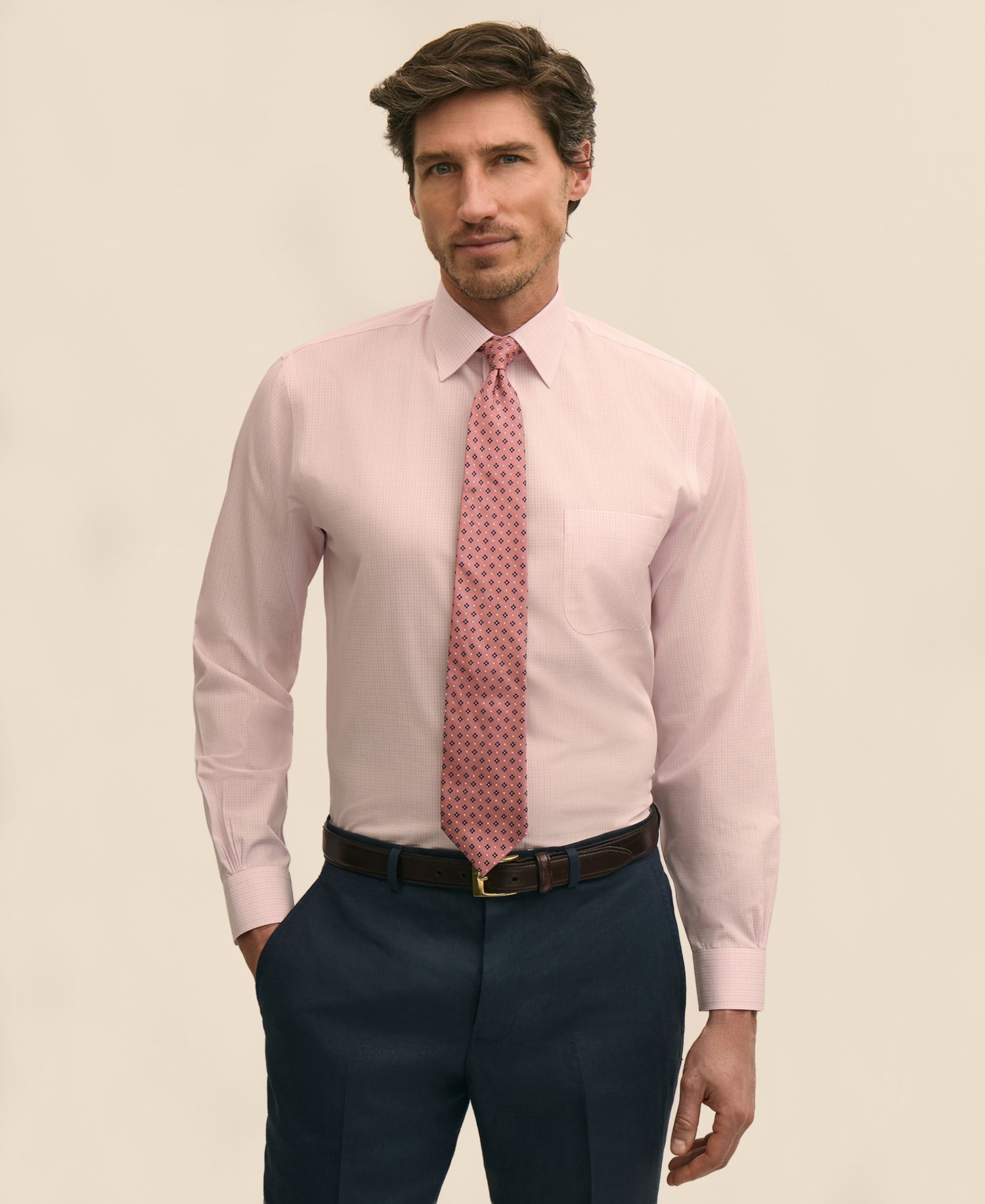 Men's Ainsley Spread Collar Dress Shirt