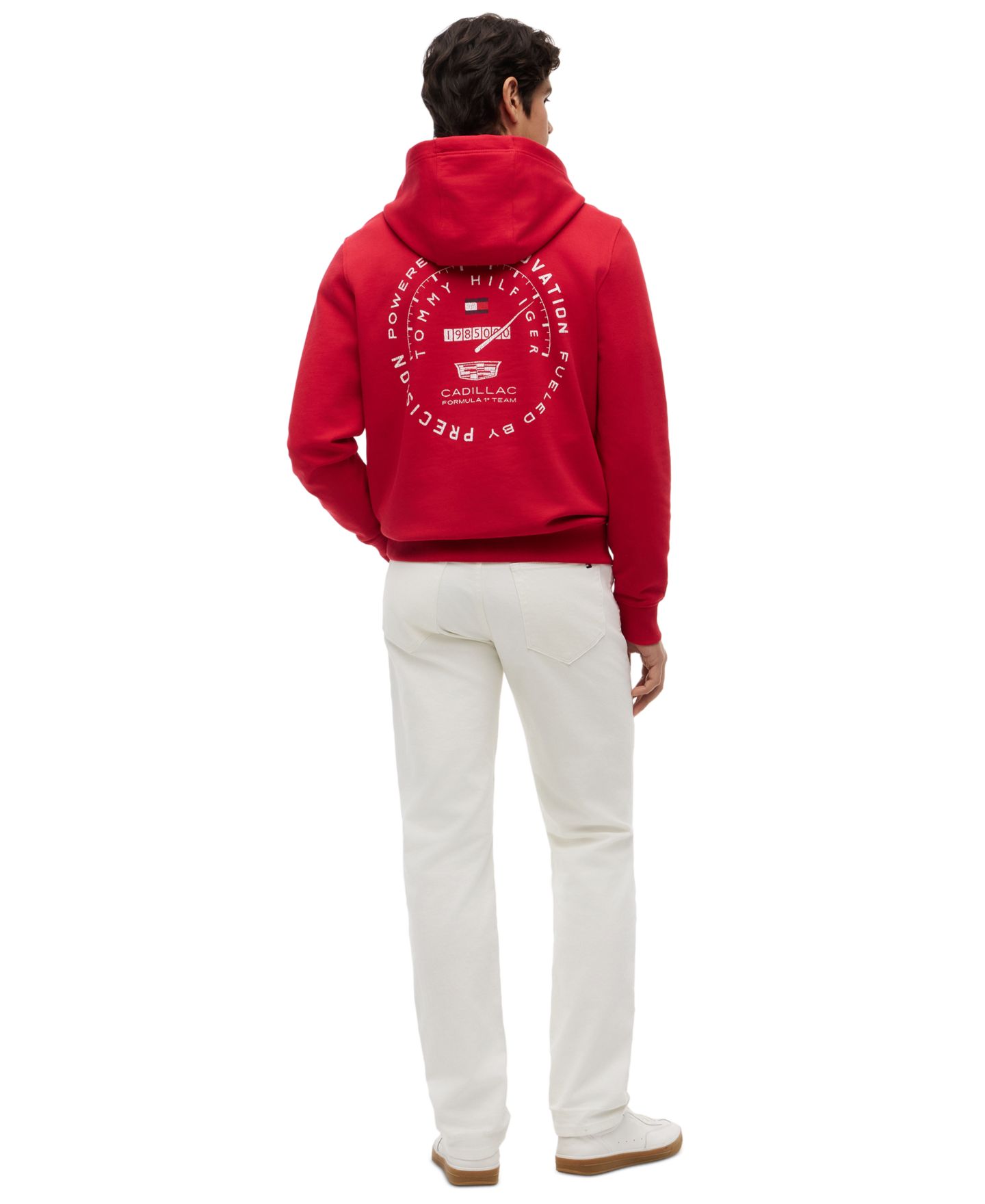 Мужское худи Tommy Hilfiger x Cadillac F1® Varsity Graphic, цвет: Красный — фото 4