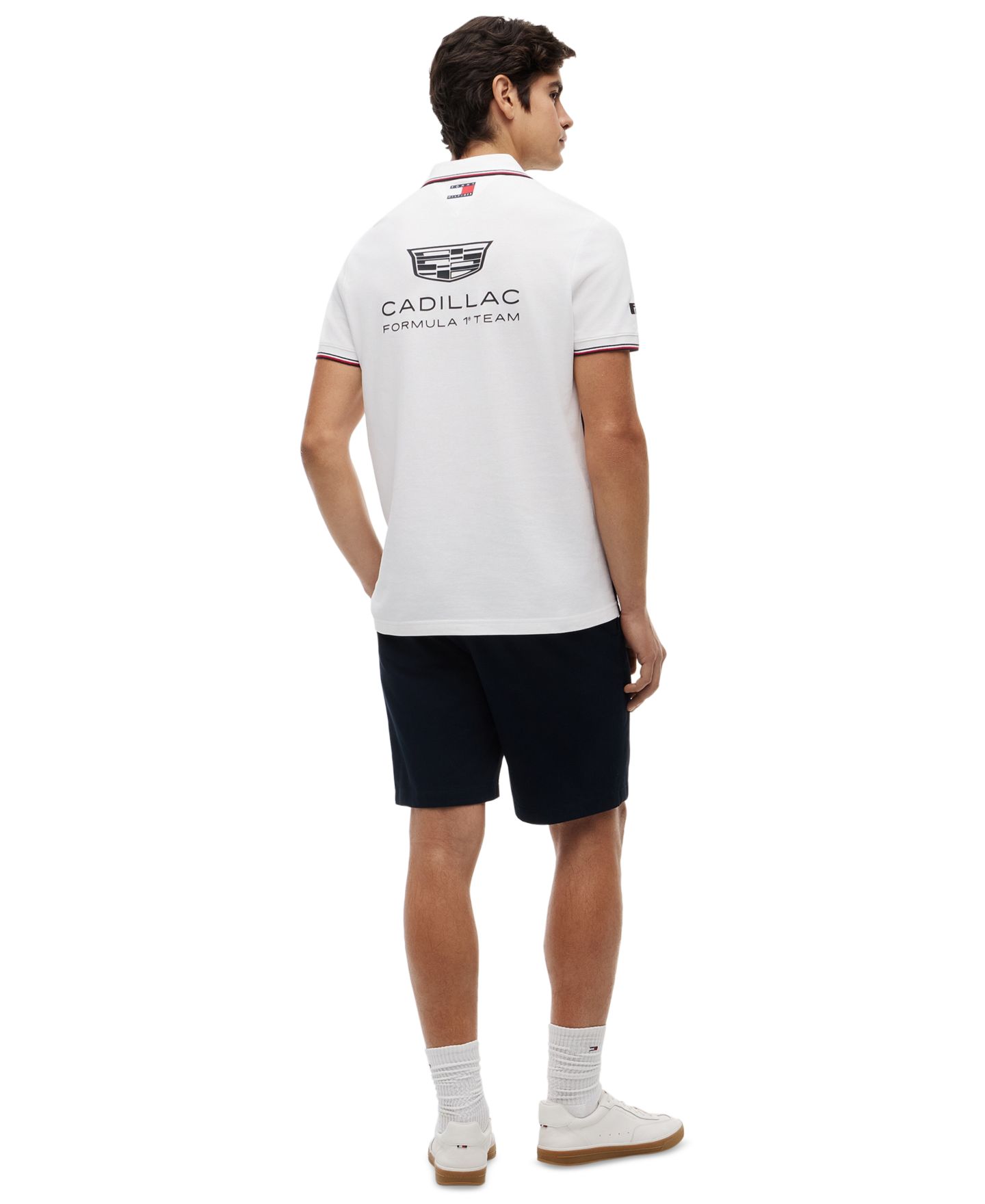 Мужское поло Tommy Hilfiger x Cadillac F1® Drivers 11 Polo Shirt, цвет: Белый — фото 5