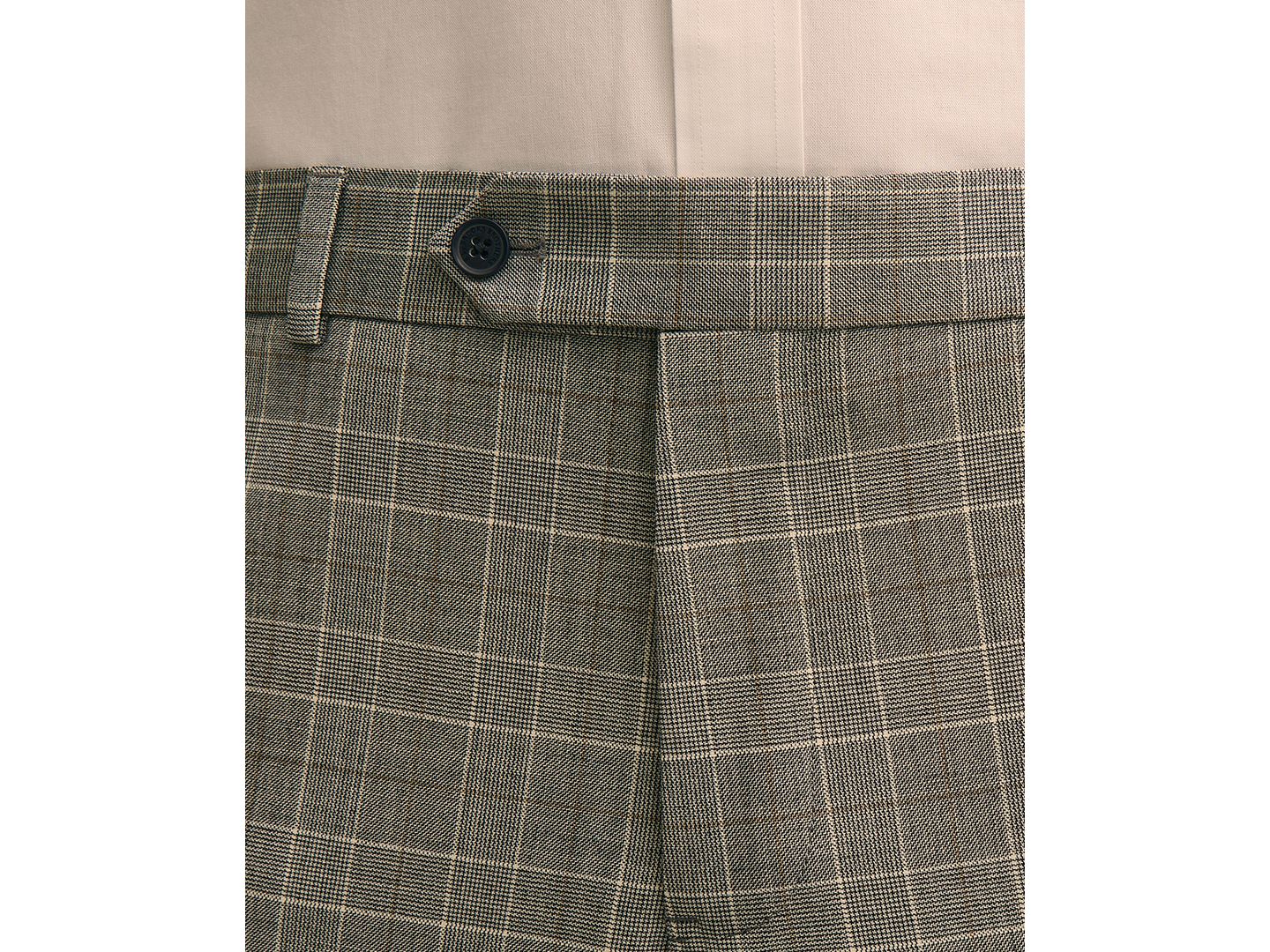 Мужские брюки Brooks Brothers Stretch Classic-Fit Suit Trousers, цвет: Светлый серый — фото 2