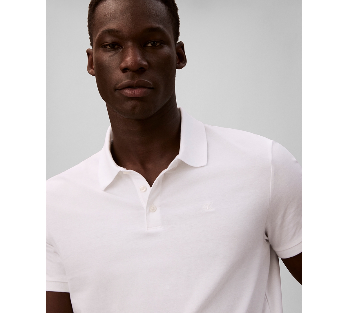 Calvin Klein Men's Short Sleeve Solid Polo Shirt