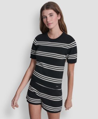 Women's Striped Crewneck Sweater