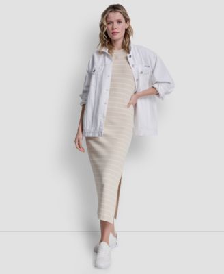 Women's Side-Slit Tank Midi Dress