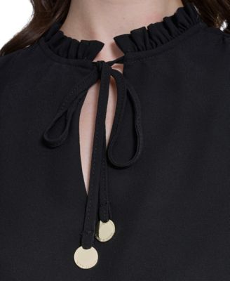 Women's V-Neck Fit & Flare Mini Dress