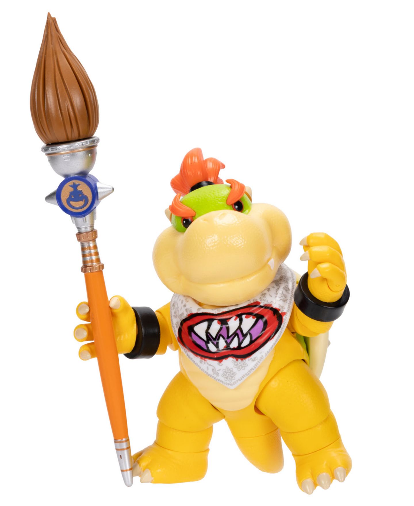 Детские фигурки Bowser Jr. Super Mario Galaxy Movie 5" 17-Point Articulation Action Figure, Ages 3+ — фото 4