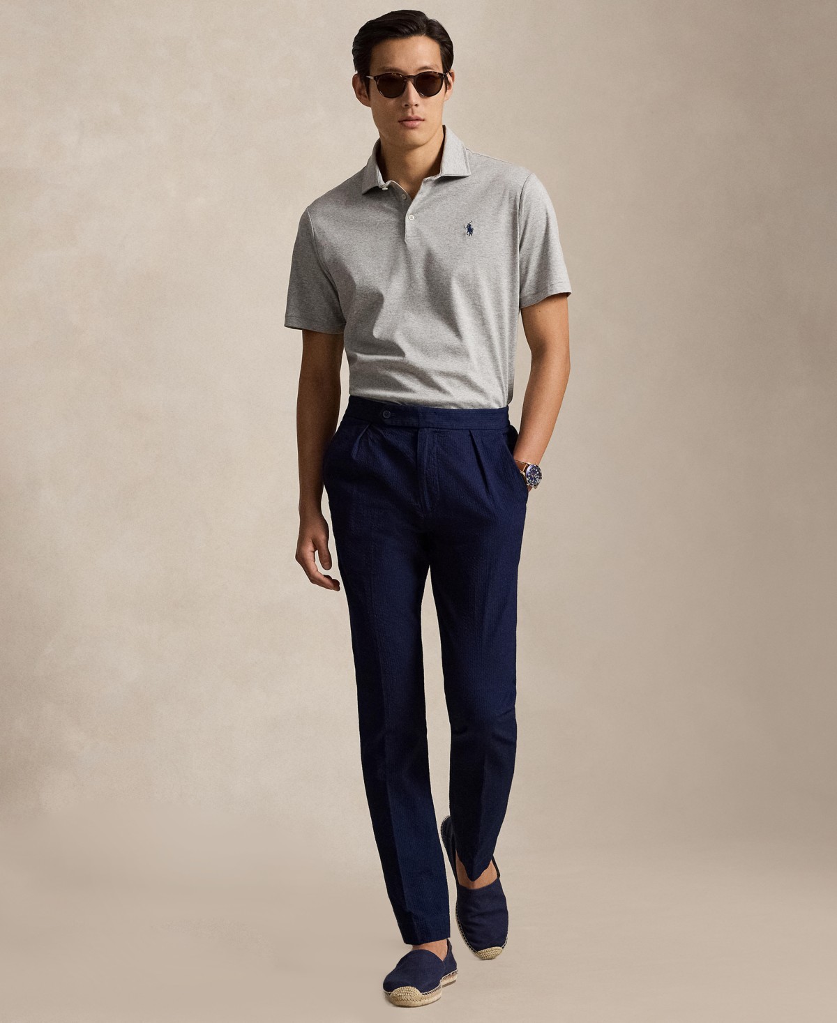 Мужские Polo Ralph Lauren Classic Fit Soft Cotton Polo Shirt — фото 5