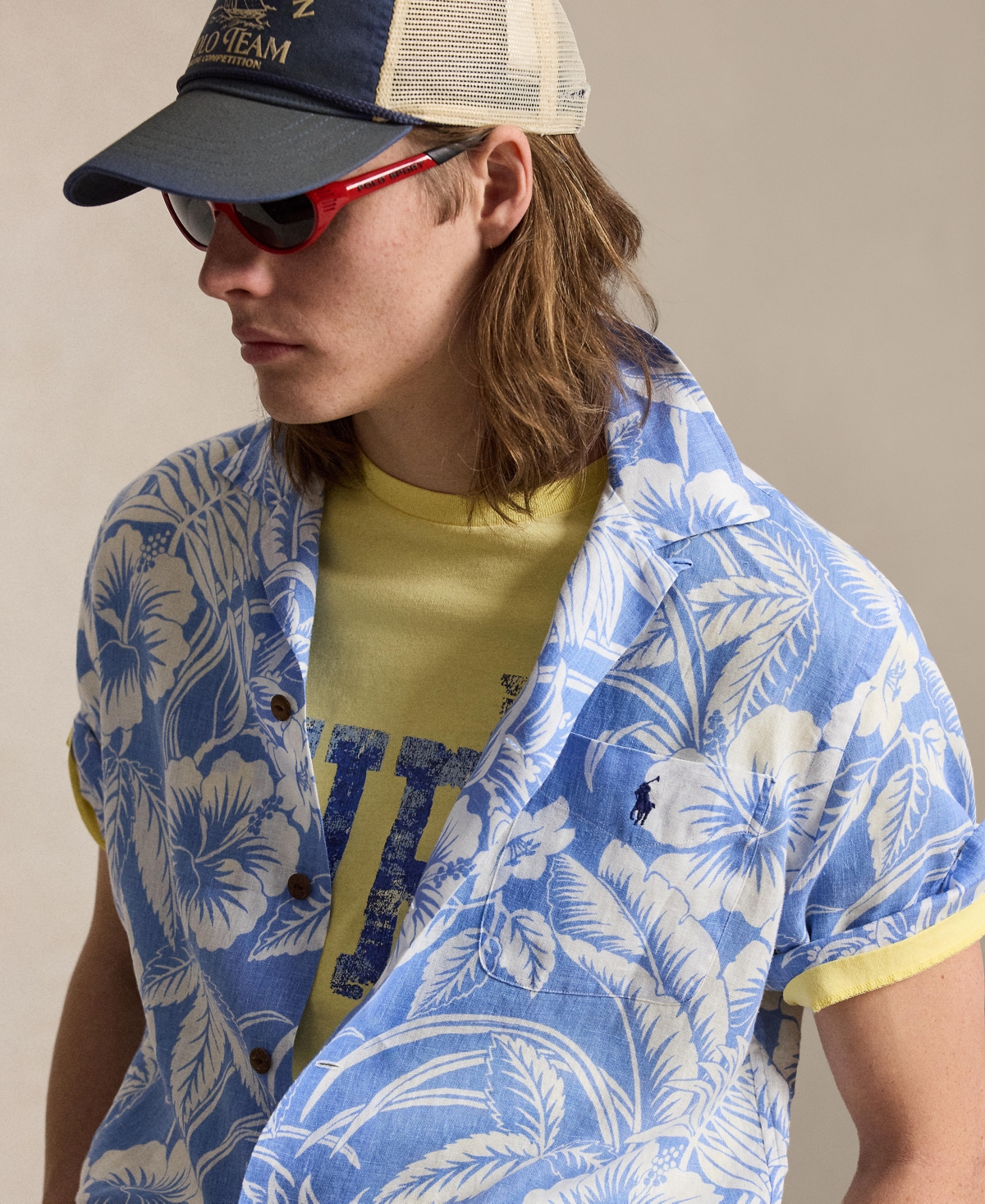 Polo Ralph Lauren Men's Short-Sleeve Linen Button-Up