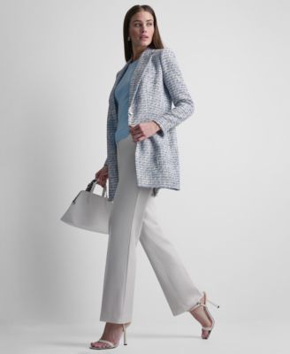 Women's Tweed One-Button Topper Jacket