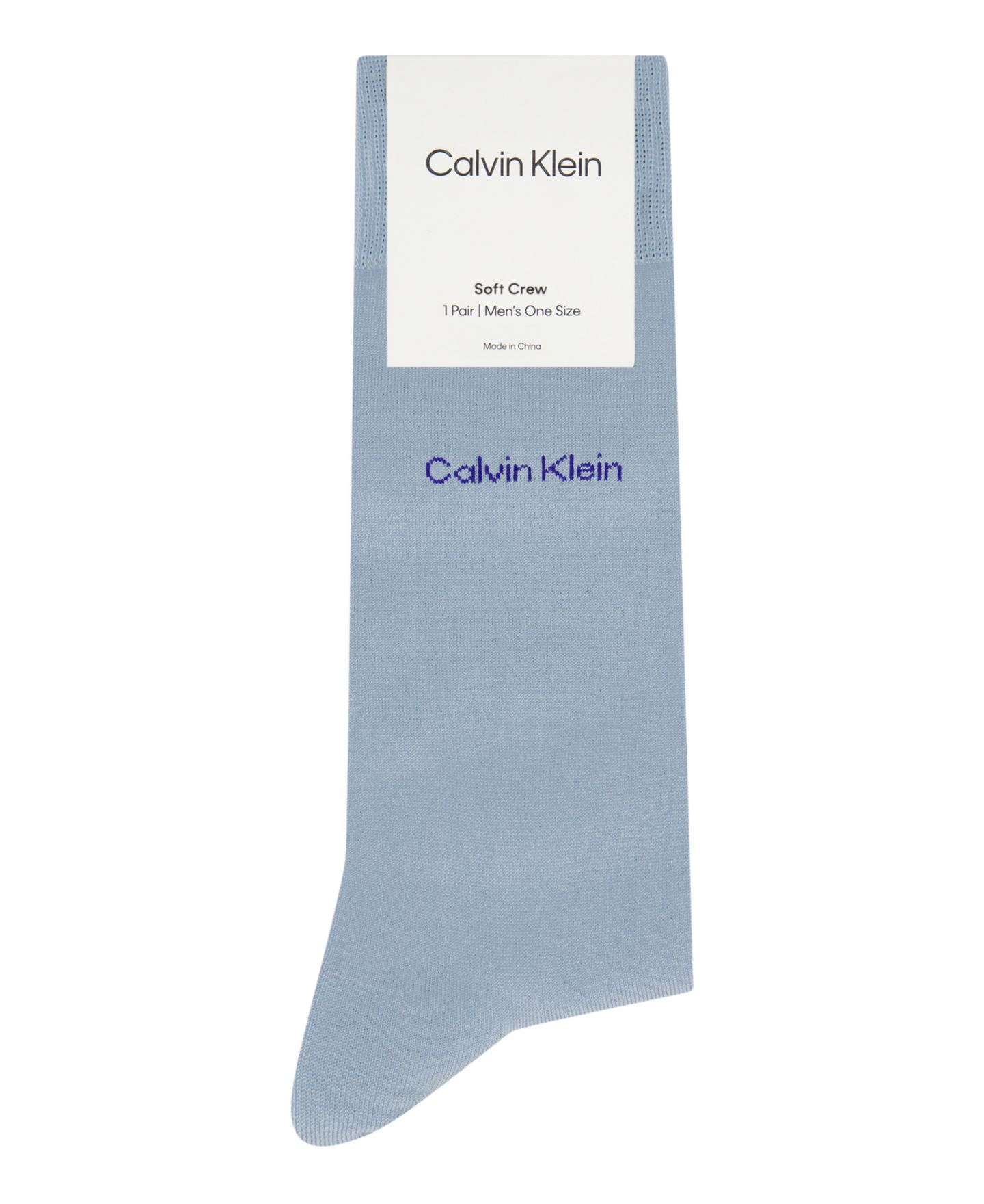 Носки для мужчин, средней высоты, модал — Calvin Klein, цвет: Светлый синий — фото 2