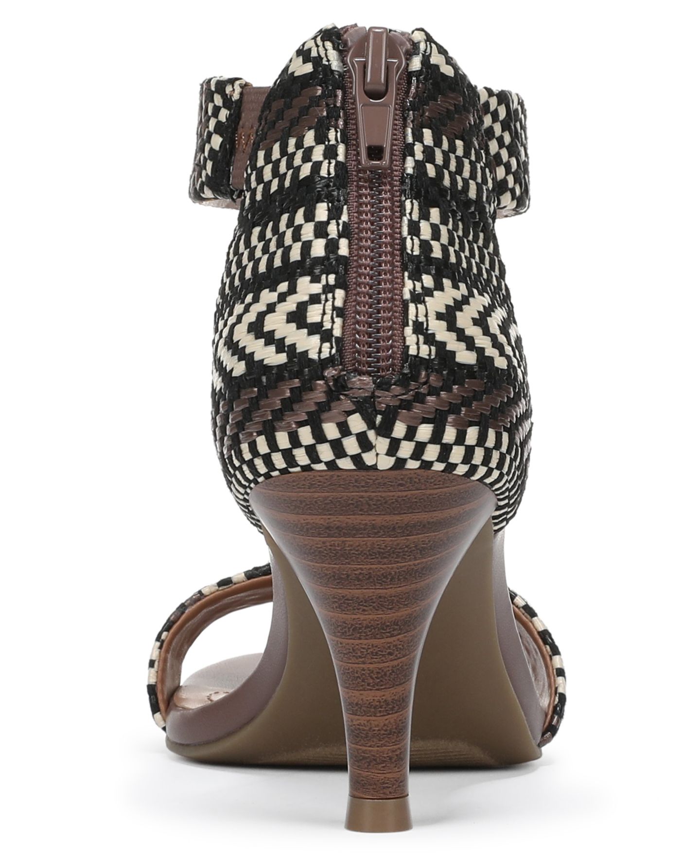 Женские сандалии Style & Co Paycee Two-Piece Mid-Heel Dress Sandals, цвет: Bison Raffia — фото 3