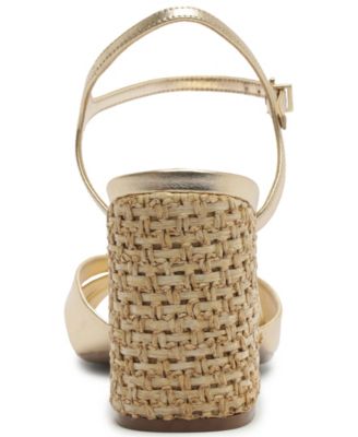 Women's Keefa Raffia High Block Dress Sandals