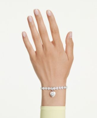 Rhodium Plated Heart Idyllia Charms