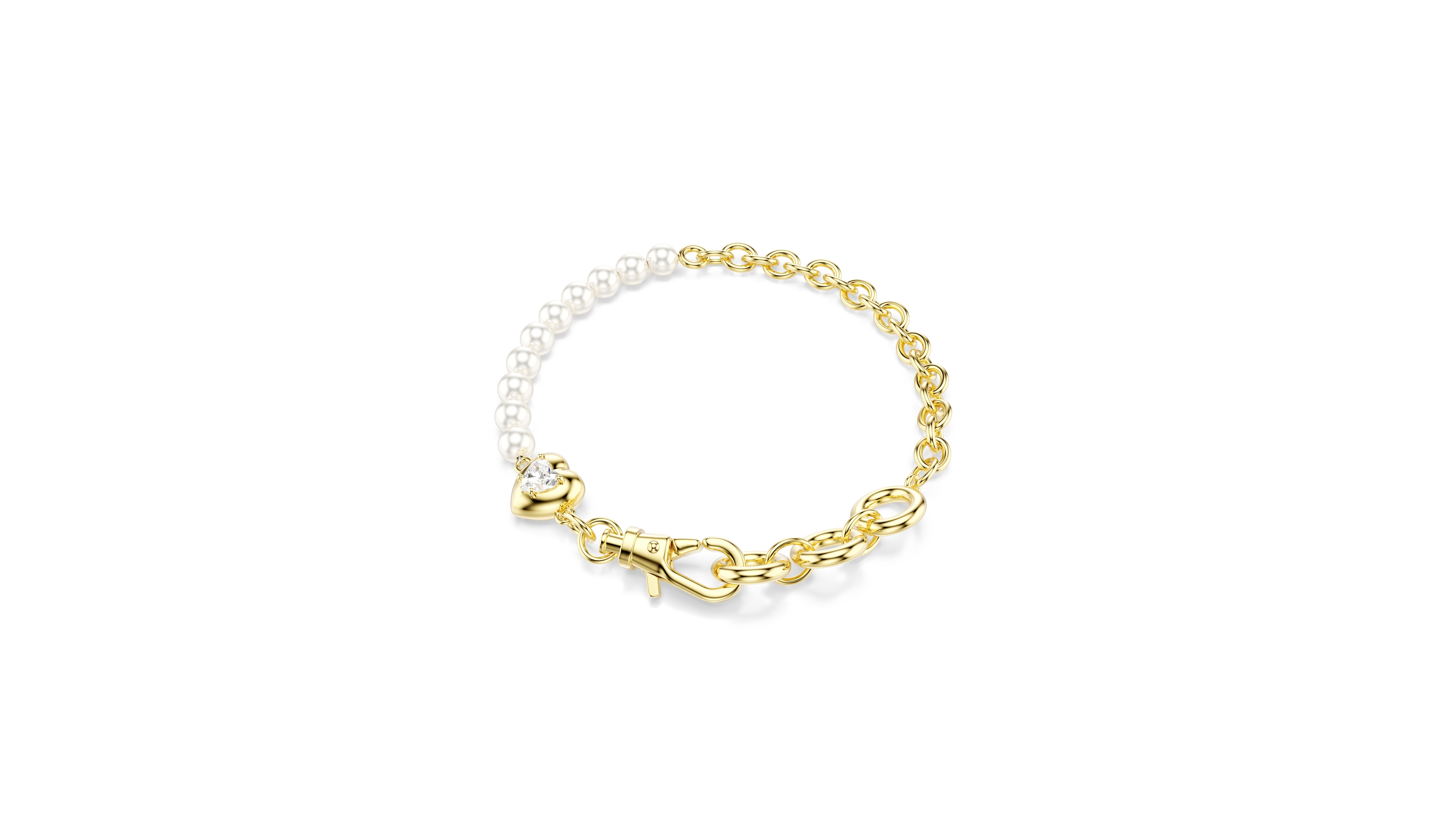 Swarovski Gold-Tone Plated Mother of Pearl Idyllia Bracelet