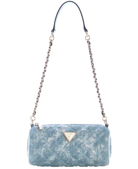 Женская сумка GUESS Giully Ii Small Barrel Top Zip, цвет: Синий