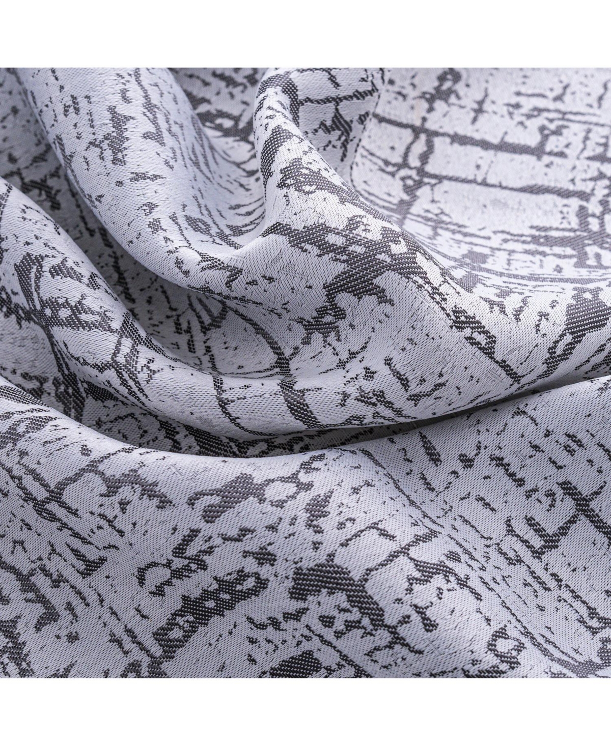 Rt Designers Collection 100% Polyester 140 Gsm Luca Jacquard Grommet Curtain Panel