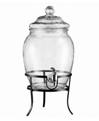 Fortuna 2 Gallon Beverage Dispenser with Metal Stand