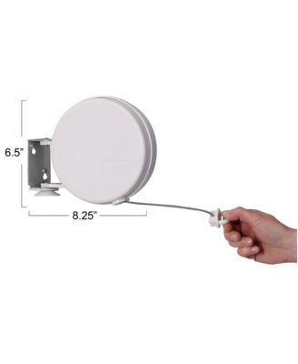 Single Line Retractable Clothesline for Hanging Laundry, 40 Feet