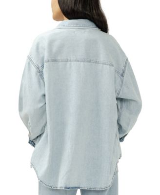 Women's Relaxed Button-Up Shirt