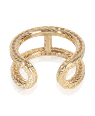 Hermes Yellow Gold  Chaine d'Ancre Danae Ring