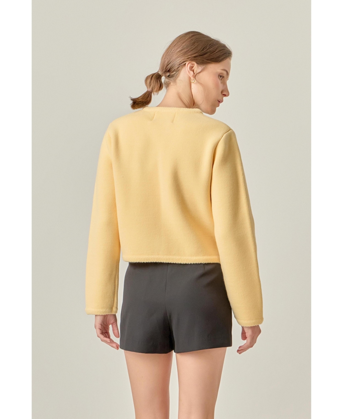 English Factory Women's Round Hem Cardigan