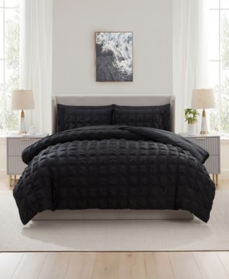 Luxury Soft Seersucker Design 7-Pc. Comforter Set, Queen