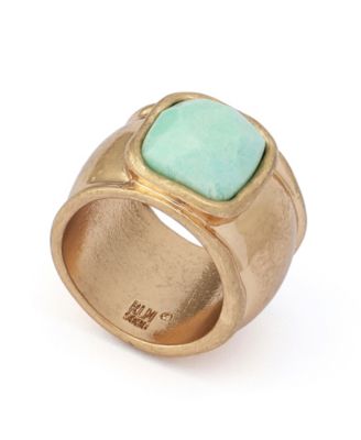 Turquoise Stone Band Ring