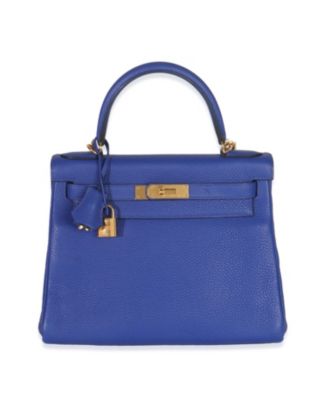 Pre-Owned Herm&egrave;s Electrique Togo Retourne Kelly 28 GHW