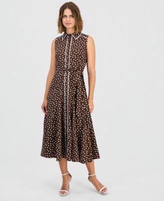 Women's Sleeveless Shirtdress