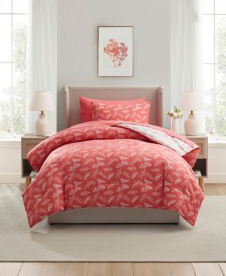 Luxury Soft Botanical Design 5-Pc. Comforter Set, Twin XL