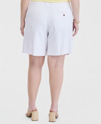 Trendy Plus Size Bermuda Shorts